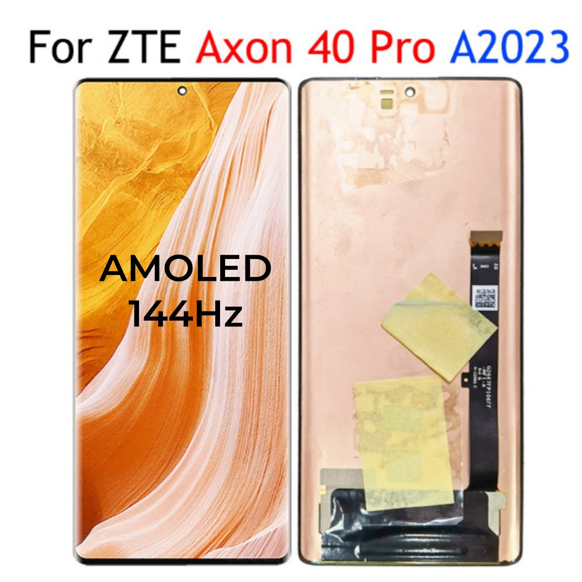 ZTE Axon 40 Ultra 5G ( A2023P) AMOLED Display With Touch Screen Digitizer  Assembly Replacement