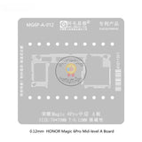 Amaoe 0.12mm Strong Magnetic BGA Reballing Stencil for Honor Magic 6Pro Mid Layer MG6P-A-012 MG6P-B-012 MG6P-C-012