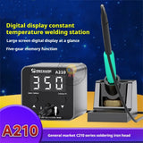 Mechanic A210 Desktop Portable Soldering Station Mini Soldering Iron Precision Temperature Control Short Circuit Protect