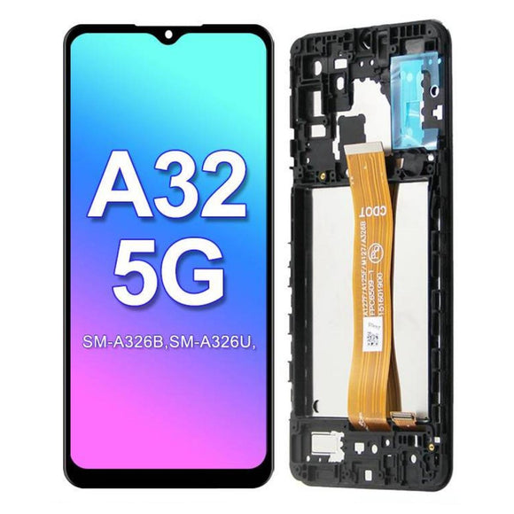 Replacement LCD Touch Screen With Frame Assemby for Samsung Galaxy A32 5G A326  SM-A326B