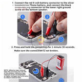 Wylie Battery Crocodile Clip for iPhone 16 / 16 Plus Battery Adhesive Strap Removal 9V Battery Buckle 150mm Line