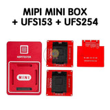 MiPiTester Mini box+UFS BGA153 254 UFS4 IN 1 Socket +Emate EMMC 13 IN 1 set