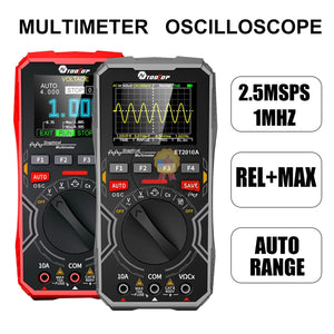 Tooltop ET2010A Digital Oscilloscope Multimeter 1Mhz 2.5MSps Color Handheld Oscilloscope AUTO Waveform Electronic DIY Tools