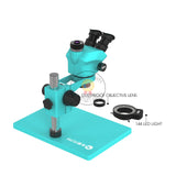 Mijing New Trinocular Microscope RF4 & MJ-31VP Metal Gear Continuous Zoom 7-50x Locking Knob Accurately Lock Magnification