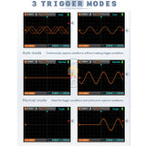 Tooltop ET829 3in1 Oscilloscope Multimeter Signal Generator Oscope Meter Handheld Oscilloscope Dual Channel Oscillometer Innovative Waveform