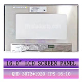 Replacement New Display B160QAN01.0 QHD 16.0 inch 60hz Laptop LCD Screen Panel