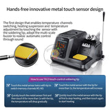 Aixun T413 200W Integrated Intelligent Precision Soldering Station Compatible T245/T225 Handle for Welding PCB Repair