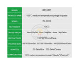 Relife RL-403S Welding Paste 183°C Medium Temperature Solder Paste Flux 10CC Tin Liquid BGA Soldering Fluxes