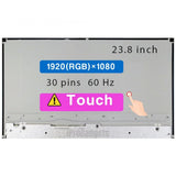 Replacement 23.8 inch All in One LCD Display Touch Screen for HP 24-X 24-xa007la 24-xa009la 24-xa012la 24-X L17303-272 L17303-272-RB