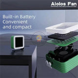 2UUL Aiolos Smoke Extracting Fan with Lighting Function for Mobile Phone Maintenance Motherboard Welding Repair Cooling Fan