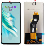 Replacement LCD Display Touch Screen Assembly For Tecno Spark 20 KJ5 Black