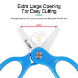 Relife RL-102A Mini Ceramic Insulated Scissors for Cell Phone Batteries Office Line Repair Cutting