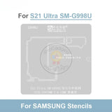 Amaoe Middle Layer BGA Reballing Stencil for SAMSUNG S21 Ultra SM-G998U/W/0/D Tin Planting Platform Position Plate Soldering Net