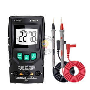 Mastfuyi FY105A AC/DC LCD Digital Multimeter Voltmeter Ammeter Ohm Tester High Safety Handheld Meter Digital Multimeter