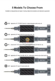 Relife RL-729 Carbon Fiber Screwdriver Steel Cannon King（Y0.6/0.8/+1.5/+2.5/T1）3D S2 Seel Bit Used for Mobile Phone Repair