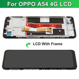 Replacement LCD Display Touch Screen For Oppo A54 4G CPH2239 With Frame Assembly