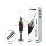 Relife RL-729 Carbon Fiber Screwdriver Steel Cannon King（Y0.6/0.8/+1.5/+2.5/T1）3D S2 Seel Bit Used for Mobile Phone Repair