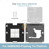 Amaoe Strong Magnetic Planting Tin Platform Set for SAMSUNG S22 Ultra SM-S908U/W/O/D/E SM-S908B/BE Middle Layer Solder Tin Net