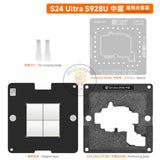 Amaoe for Samsung Galaxy S24 Ultra Middle Frame BGA Reballing Stencil Platform S928U Motherboard Mid-Layer Welding Tin Template