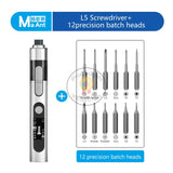 MaAnt L5 / L5Pro Multifunctional Electric Screwdriver Set with Dual Torque Adjustment for Home Appliances / Mobile Phone Repair Tools