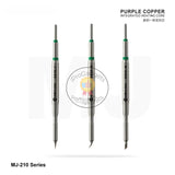 Mijing C210 Series Purple Copper Integrated Soldering Iron Tips Mobile Phone PCB Repair Soldering Iron Tips