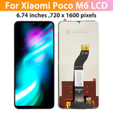 Replacement LCD Display Touch Screen For Xiaomi Poco M6 5G 23128PC33I Black