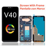 Replacement OLED Display Touch Screen With Frame For LG V40 ThinQ V405 V405UA