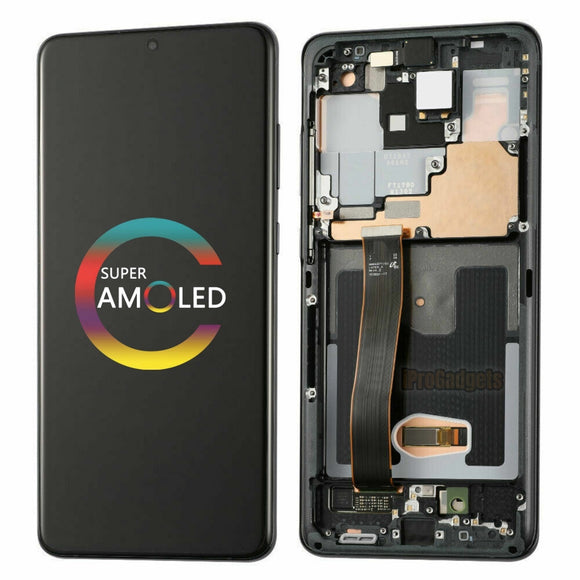 Replacement AMOLED Display Touch Screen With Frame for Samsung S20 Ultra G988 G988B G988U