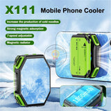 X111 Mobile Phone Magnetic Semiconductor Cooing Fan Radiator with 7 Gears Adjustable PUBG Game Cooler for IOS Android Universal