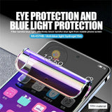 Sunshine SS-057HB Anti-Blue Light Hydrogel Film for Front/Rear Of Mobile Phones Watches Full Screen Fit 0.1MM Ultra-Thin