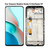 Replacement LCD Touch Screen With Frame For Xiaomi Redmi Note 9T 5G M2007J22G Redmi Note 9 5G M2007J22C