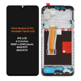 Replacement LCD Display Touch Screen With Frame For Realme 5 Pro RMX1971 RMX1973