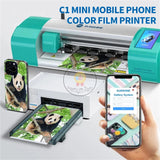 Sunshine C1 Mini Mobile Phone DIY Color Film Printer WiFi Direct Color Film Printing Tool for Mobile Phones Below 7.5 Inches