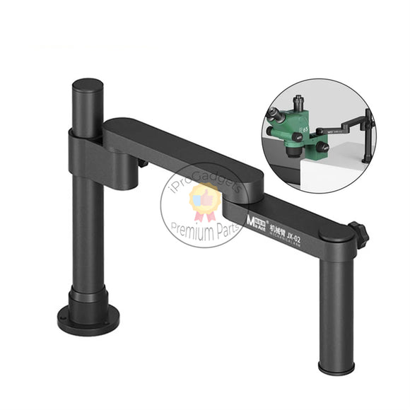 MaAnt JX-02 Robotic Arm Microscope Articulating Arm Bracket Rotatable Large Operating Range Metal Forging Folding Stand