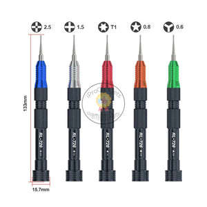 Relife RL-726A Precision Screwdriver Set Cellphone Electronic Disassembly Repair 3D Torque S2 Steel Bolt Driver Opening Tool