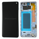 Replacement AMOLED Display For SAMSUNG Galaxy S10 SM-G973F G973U G973W Touch Screen With Frame Assembly OEM