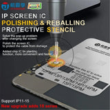 LCD Screen IC Chip Flex Cable and Protection Stencil for iPhone 11 to 15 Pro Max