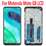 Replacement LCD Display Touch Screen With Frame for Motorola Moto G8 XT2045-1 