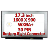 Replacement Display NT173WDM-N24 V8.0 NT173WDM-N25 NT173WDM-N27 NT173WDM-N23 17.3 inch LCD Screen Panel HD+ 30 Pins