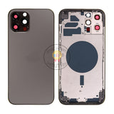 Replacement for iPhone 12 Pro Max Rear Housing with Frame Blue Graphite Gold Silver