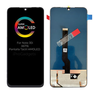 Replacement AMOLED Display Touch Screen Assembly For Infinix Note 30i X6716
