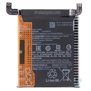 Replacement New Battery BM55 for Xiaomi Mi 11 Ultra 5G M2102K1G M2102K1C 11 Pro M2102K1AC