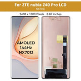 Replacement AMOLED LCD Display Touch Screen for ZTE Nubia Z40 Pro NX701J