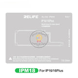 Relife RL-044 0.12mm Middle Layer BGA Reballing Stencil for iPhone 16 / 16 Plus / 16 Pro / 16 Pro Max