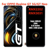Replacement AMOLED Display Touch Screen Assembly For OPPO Realme GT Neo 5G RMX2202 RMX3031