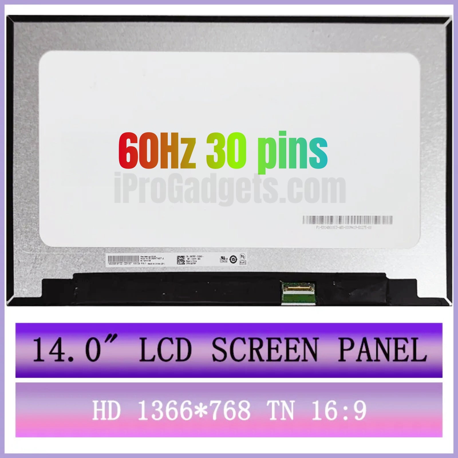 Replacement New Display for HP ProBook 440 G8 14.0 HD Laptop LCD Scree ...