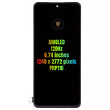 Replacement AMOLED Display Touch Screen Assembly For OnePlus Ace 2V 5G PHP110 120Hz