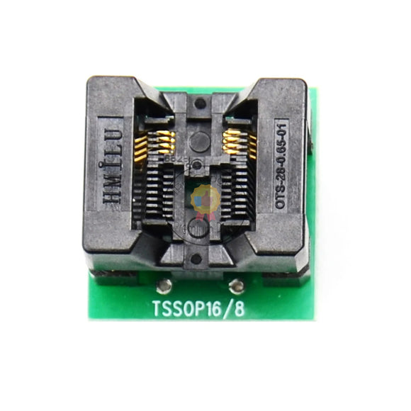 TSSOP16 / 8 to DIP8 Socket OTS-28-0.65-01 for RT809H / TL866II Plus Programmer