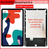 Reemplazo para Huawei MatePad 10,4 pulgadas BAH3-W09 BAH3-L09 4G pantalla LCD montaje de pantalla táctil