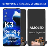 AMOLED LCD Display Touch Screen For OPPO Realme X RMX1901 RMX1903 Reno2 F / Reno2 Z / K3 CPH1955 PCGM00